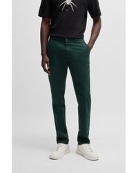 BOSS - Slim-Fit Chinos - Lyst