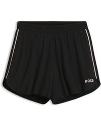 BOSS - Active Dubbellaagse Shorts - Lyst