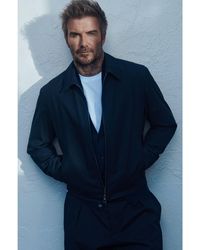 BOSS - Beckham X Cotton-Blend Jacket With Zipped Closure - Lyst