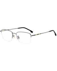 BOSS - Half-Rim Optical Frames With Tubular Temples - Lyst