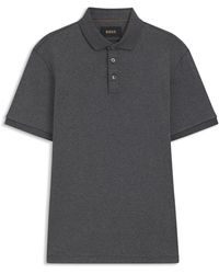 BOSS - Regular-Fit Poloshirt Aus Merzerisierter Baumwolle - Lyst