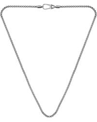 BOSS - Tone Chain Necklace With Antique Finish - Lyst