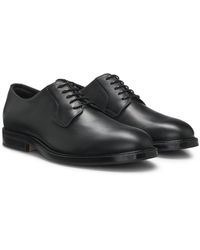 BOSS - Elegante Dressletic-Derbys Aus Weichem Leder - Lyst