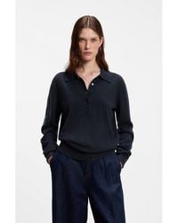 BOSS - Polo Sweater - Lyst