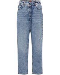 HUGO - Relaxed-Fit Jeans aus quarzblauem Denim - Lyst