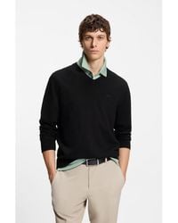 BOSS - V-Neck Sweater - Lyst