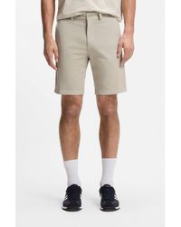 BOSS - Slim-Fit Chino Shorts - Lyst