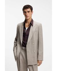 BOSS - Relaxed-Fit Suit Jacket - Lyst