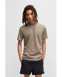 HUGO - Brown Men's T-shirts Size L - Lyst