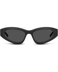 HUGO - X Bella Poarch Zwarte Zonnebril Met Speciaal Logodetail - Lyst