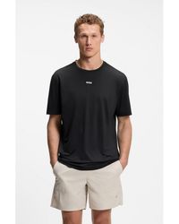 BOSS - Active Slim-Fit T-Shirt With Quick-Dry Fabric - Lyst