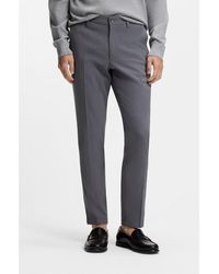 BOSS - Slim-Fit Trousers - Lyst