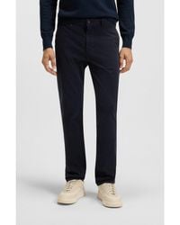 BOSS - Slim-Fit Trousers - Lyst