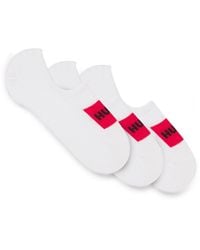 HUGO - 3 Pack Of Invisible Socks - Lyst