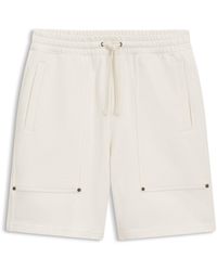 HUGO - Loose-Fit Shorts Van Katoen Met Workwear-Geïnspireerde Zakken - Lyst