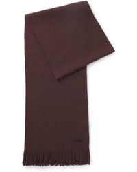 BOSS - Knitted Scarf - Lyst