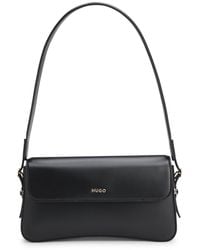 HUGO - Logo-Lettering Shoulder Bag - Lyst