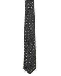 BOSS - Silk Tie With Micro Paisley Pattern - Lyst