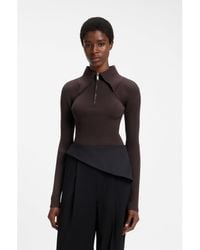 HUGO - X Entire Studios Zip-Collar Sweater - Lyst