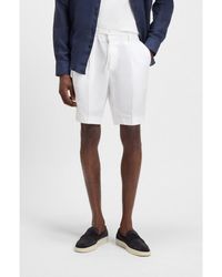 BOSS - Tapered-Fit Shorts - Lyst