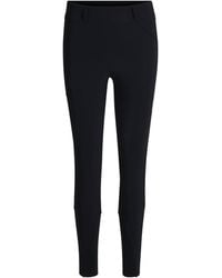 BOSS - Equestrian Slim-Fit Riding Leggings With Full Grip - Lyst