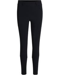BOSS - Equestrian Slim-Fit Riding Leggings With Full Grip - Lyst