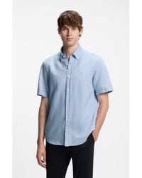BOSS - Short-Sleeved Shirt - Lyst