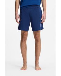 HUGO - Logo-Print Loungewear Shorts - Lyst