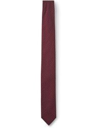 HUGO - Jacquard-Woven Silk-Blend Tie With Dot Motif - Lyst
