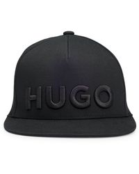 HUGO - Casquette en coton stretch Flexfit® avec logo brodé en 3D - Lyst