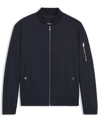 BOSS - Waterafstotende Jas Met Double B-Monogramdetail - Lyst