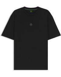 BOSS - T-Shirt En Jersey De Coton À Monogramme Double B - Lyst