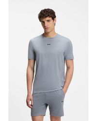 BOSS - Active Slim-Fit T-Shirt With Quick-Dry Fabric - Lyst