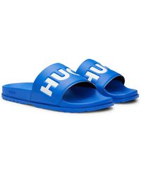 HUGO - Mules avec bride logo - Lyst