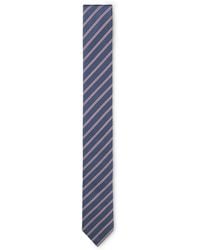 HUGO - Stripe-Pattern Silk Tie - Lyst