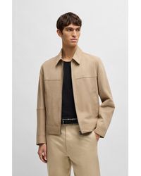 BOSS - Regular-Fit Jacket - Lyst