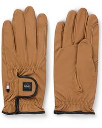 BOSS - Equestrian Riding Gloves - Lyst