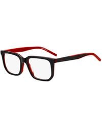 HUGO - Acetate Optical Frames With Accents - Lyst