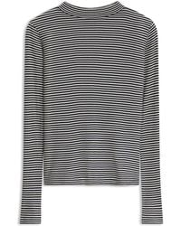 BOSS - Mock-Neck Top - Lyst