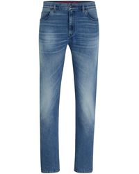 HUGO - Slim-fit Jeans Van Blauw Comfortabel Stretchdenim - Lyst
