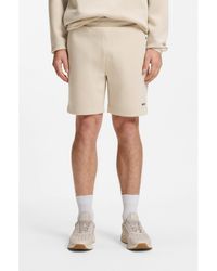BOSS - Cotton-Blend Shorts With Reflective Graphic - Lyst