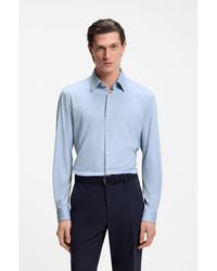 BOSS - Slim-Fit Shirt - Lyst