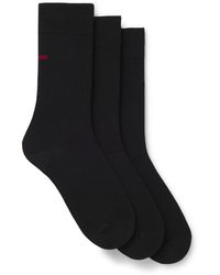 HUGO - Everyday Cotton Blend Logo Socks - Lyst