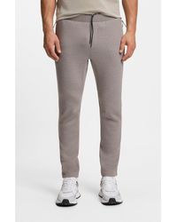 BOSS - Regular-Fit Tracksuit Bottoms With Reflective Details - Lyst