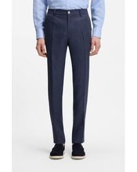 BOSS - Slim-Fit Trousers - Lyst