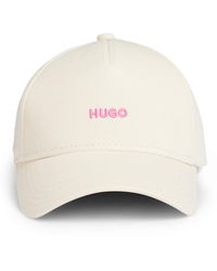 HUGO - Cap aus Baumwoll-Twill mit Logo-Stickerei - Lyst