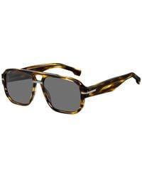 BOSS - Patterned-Acetate Sunglasses With-Tone Details - Lyst