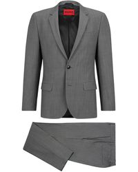 HUGO 'Adris/Heibo' | Extra Slim Fit, Stretch Cotton Blend Suit in Light  Blue (Blue) for Men | Lyst Australia