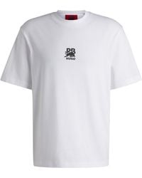 HUGO - Kurzarmshirt Deckies_RB 10257318 01 - Lyst