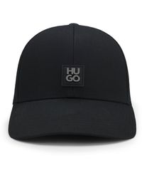 HUGO - Pet Van Katoenen Twill Met Tweedelig Logo - Lyst